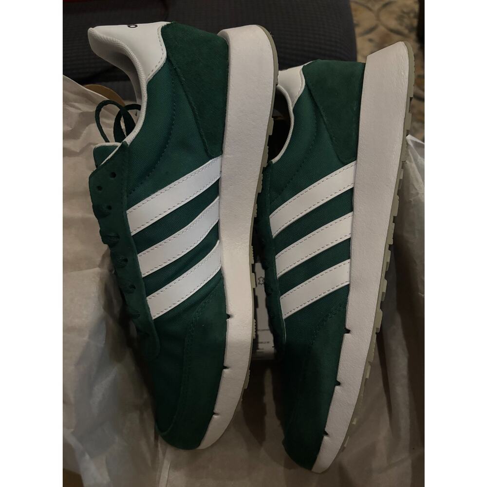 Adidas Run 60s 2.0 Collegiate Green White Men’s Size 10 H00354 NEW IN BOX